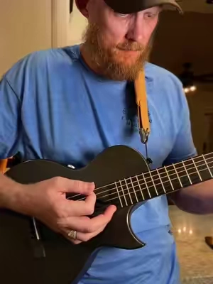 Play this guitar, with built-in effects, anywhere. No amp required. But you still can plug into one if you want. #guitar #guitartok #acousticguitar #enyanovagosp1 #TikTokshopbacktoschool  