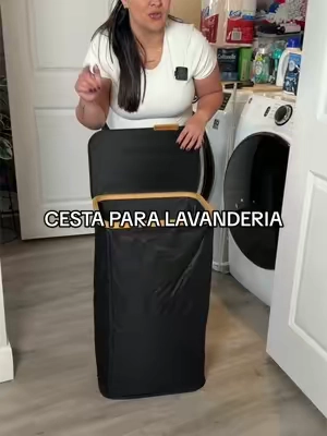 Cesta para lavanderia diseño moderno practico ligero para hacer fácil la lavanderia #laundrybag #laundrybasket #songmics #tiktokshopsummersale #summerwins @SONGMICS HOME 