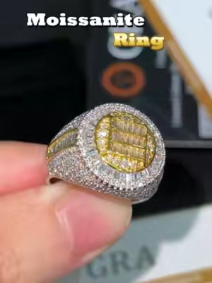 Quality jewelry for everyday luxury 3 types of cuts / All moissanite.#delzzad #moissanitejewelry #TikTokshopbacktoschool #moissanite #moissanitering #14kgold #chunkyring #Hiphop #ring #viraltiktok #2026trend #giftguide #menring #menjewelry