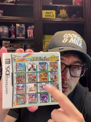 Wow! 482 games on 1 cartridge! Or 23 in 1! Must see! #kahlagaming #tiktokshopcreatorpicks  