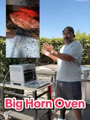 The BIG HORN 1500°F Infrared Grill easily fits Tabletop and has a Broiler that will provide the best broil to all of your foods! #bighorn #broil #broiler #broilers #broiled