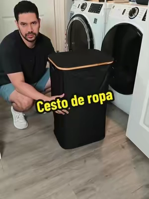 Cesto de ropa sucia compacto, cómo mantener mi clóset organizado, cómo mantener la lavandería organizada #summerwins #tiktokshopsummersale #lavanderia @SONGMICS HOME 