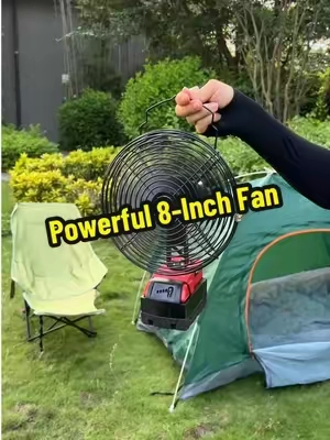 Powerful 8-Inch Cordless Fan-Compatible with Your Milwaukee Batteries.💨🔋 Check The Orange Cart Below.✨#ecarke #cordless #fan #milwaukee #staycool 