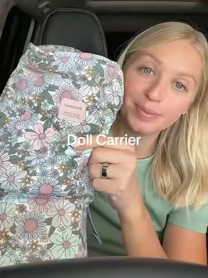 this doll carrier is a favorite at our house #dollcarrier #babycarrier #imaginativeplay #dollaccessories #babydolls 