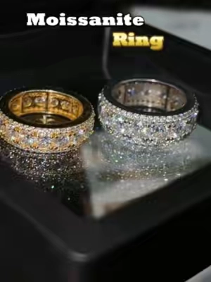 Quality jewelry for everyday luxury Diamond tester approved.#delzzad #moissanitejewelry #TikTokshopbacktoschool #moissanite #moissanitering #14kgold #S925 #nontarnish #unisexjewelry #giftguide #chunkyring #Hiphop #ring #viraltiktok #2026trend