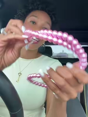 How obsessed I am with my pink phone charger #phone #phonecharger #cutephoneaccessories #girlyaesthetic #tiktokshopcreatorfinds 