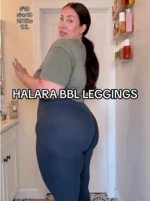 The famous bbl leggings in plus size #bblleggings #halara 