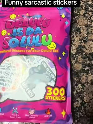 The best selection of funny, sarcastic stickers. #deluluisdasolulu #funnystickers #sarcasticstickers 