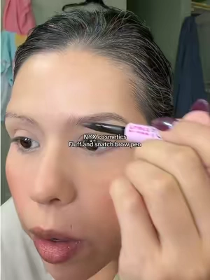I don’t want drawn-on brows—I just want people to think I naturally have more brow hairs than I actually do. 😂 This tiny tip makes filling sparse areas so much easier. @NYX Professional Makeup #NYXCosmetics #FluffAndSnatch #SparseBrows #BrowTutorial #MakeupTok 