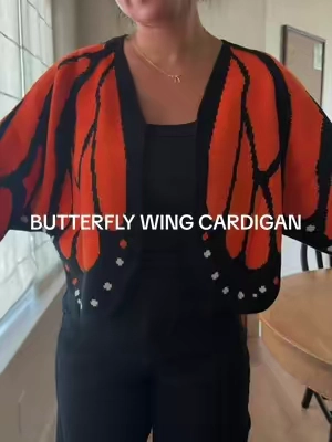 Replying to @Lauren 🌿 wearing a small! completely magical and ready for fall 🦋✨🍂 #butterflycardigan #womenscardigan #fallcardigan #fallstyle #falloutfitinspo 