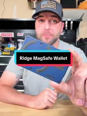 Ditch the bulky wallet 👀 The Ridge MagSafe Wallet snaps right onto your phone for a clean, minimal everyday carry. Strong magnetic hold, easy access to your cards, and that premium Ridge design without the extra bulk. 🔥 #RidgeWallet #MagSafeWallet #EDC #EverydayCarry #Wallet 