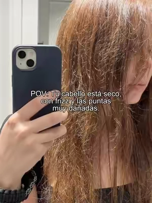 Ese antes y después… 👀✨ Si tu cabello está seco, con frizz y dañado, GROWUS No-Wash Treatment podría ser justo lo que le falta a tu rutina. #TikTokshopbacktoschool #NewGradeNewMe #hairtok #cuidadodelcabello #cabellosano