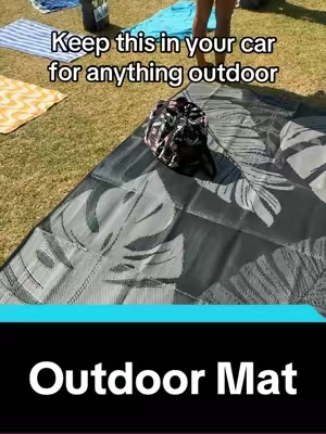 Outdoor Mat for those Beach Days, picnics, even just the backyard. #outdoormat #patiorug #mat #lakeday #beachdays 