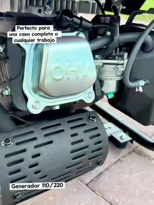 Generador de corriente de 4400 w de fuerza #generador #powersmart @PowerSmartUSA #fuerza #electridad #gasolina 