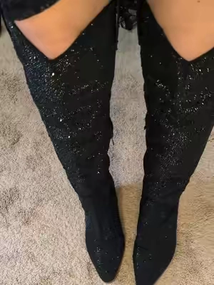 be sequin boots are perfect for any outfit for fall or winter #boot #boots #bootsforwomen #bootsforfall 