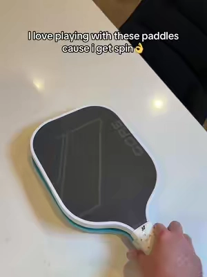 I love playing with these paddles cause i get spin👌 #pickleball #pickleballpaddle @corepickleball 