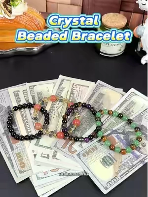 Found a bracelet that actually matches my style ✨ #crystalbracelet #beadedbracelet #TikTokshopbacktoschool #dealsforyoudays #TikTokShopDealsforYouDays 
