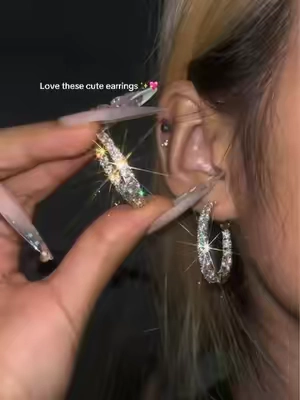 #jewelry #earrings #daintyjewelry #shiny #forgirls 