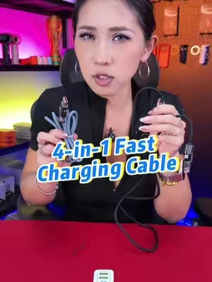 One Cable On-the-Go – Easily Handle All Your Devices! 4-in-1 Cable, Portable, Multi-Device #MAGICJOHN #4in1charger #iphone17promax #fyp #TikTokshopbacktoschool 