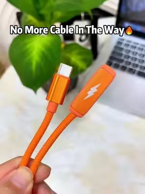 Stop Fighting With Your Charging Cable 🔥#ChargingCable #USBCable #FastCharging #TypeC #iPhoneAccessories