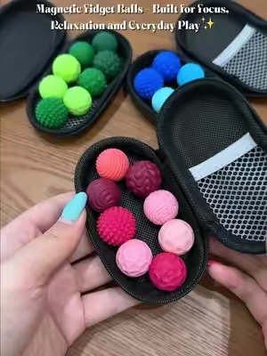 Magnetic Fidget Balls — The perfect escape for busy hands. ✨#fyppppppppppppppppppppppp #anxietyrelief #magnetic #StressRelief #fyppppppppppppppppppppppp 