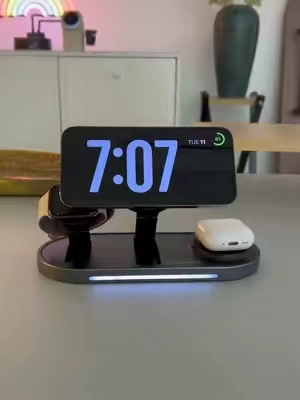 Phone Overheating While Wireless Charging? Problem Solved! #dualphonecharger #coolingwirelesscharger #tecactivecooling #magsafestand #travelcharger 