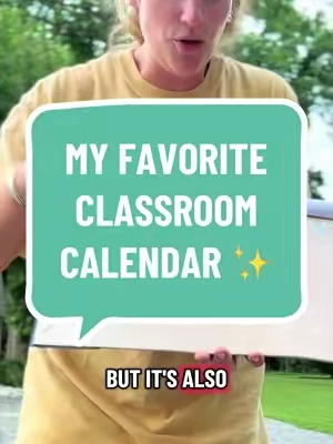 The most perfect teacher desk calendar that is cute, functional, and easy to use from @Hadley Designs ✏️✨🩷 #teachercalendar #teachermusthaves #deskcalendar #hadleydesigns #hadleydesignsmonthlycalander 