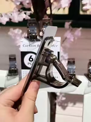 Hang a curtain? 2 minutes!         #hook#curtainrodholder#TikTokshopbacktoschool#weeklysale#homeessentials 