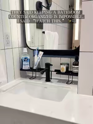 Such a simple little thing, but it actually made my bathroom and Bedroom feel way less messy. 💕✨ And free shipping straight to your door free only today ✅😎#HomeHacks #Homefinds #SmallSpaceLiving #OrganizationHacks #decerk 