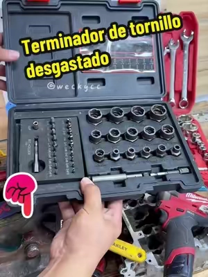 ¿Qué herramientas usarías para quitar un tornillo dañado? #strippedscrewremover #nutremovaltool #DIY #TikTokHolidayHaul #tiktokshop 