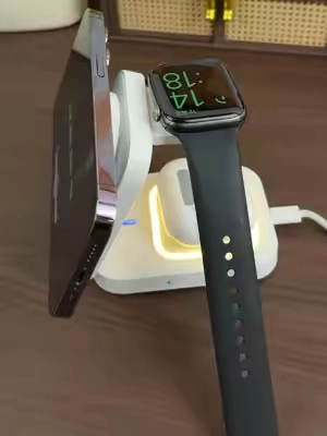 The Charging Station Every Apple User Needs 👀🔋 #TikTokShop #TikTokMadeMeBuyIt #TechTok #iPhoneAccessories #MagSafe 