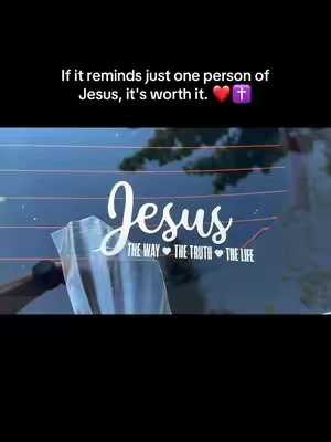 A little sticker. A big faith. ❤️ #fyp #Faith #ChristianTikTok #GodIsGood #JesusSaves   