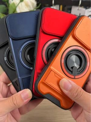 Funda para iPhone 17, 16, 15, 14 y 13 Pro Max.
 Funda con anillo magnético giratorio de 360°, compatible con MagSafe, tapa deslizante para cámara, soporte plegable y protección antigolpes de grado militar.
 #tiktokshopjumpstartsale #TikTokMadeMeBuyIt #spotlightfinds      