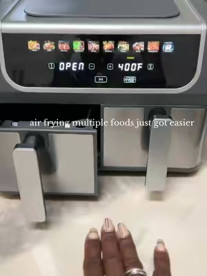 This air fryer makes cooking so much convenient! @Sweetcrispy Store #airfryer #quickmeals #airfry #kitchenmusthaves #smallappliances 