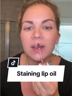 Finally a lip stain that doesn’t make my lips all pruney. @Kulfi Beauty  #lipoilstain #lipstain #liptint #tintedlipoil #BeautyTok 