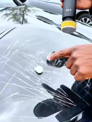 You scratched your car huh #autoscratch #Summervibes #autobuffering #fathersdaygift #paintscratches 