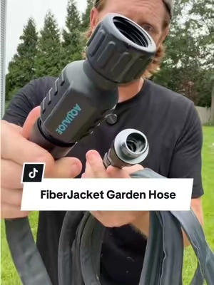 The FiberJacket Garden Hose by Aqua Joe #gardening #hose #gardenhose #waterhose #lawncare 