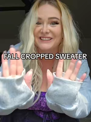 why was this not invented before? #croppedsweater #fallfashion #plussizefashion #TikTokshopbacktoschool #halloween2026 fall sweater
 fall fashion plus size
 cropped sweater plus size
