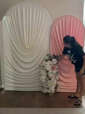 Draped arch cover #sohochic #TikTokshopbacktoschool #backtoschool #partydecor #Home 