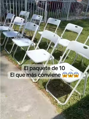 Plastic folding chairs 