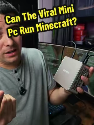 can the viral mini pc run Minecraft on an ultra wide? Will it work yes but I would recommend 1080p #minipc #gaming #techtok #backtoschool #TikTokshopbacktoschool 