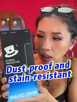 Affordable price with premium quality! High aluminum tempered glass protector delivers a silky smooth touch, giving you a bare-phone feel!#iPhone17 #unitedstates #magicjohn #TikTokshopbacktoschool #tiktokshop 