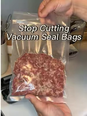 The little things that make processing meat so much easier. These are already pre-cut and perforated, so there’s no measuring or cutting before sealing. 🙌 #tiktokshop #vacuumsealer #vacuumbag #venison #foodstorage 