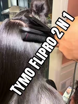 The hair tool that makes getting sleek, smooth hair SO easy 😍✨ TYMO Flip Pro is that girl! #TYMOFlipPro #HairTok #HairTools #StraightHair #TikTokShopFinds