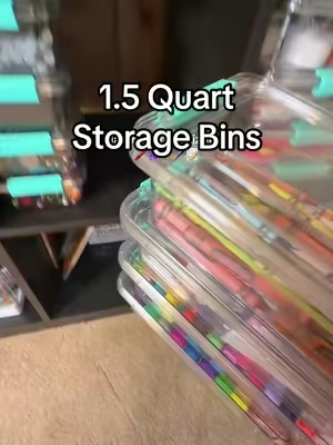These bins have helped to transform our playroom storage! #ad #storage #playroomorganization #craftstorage #TikTokshopbacktoschool 