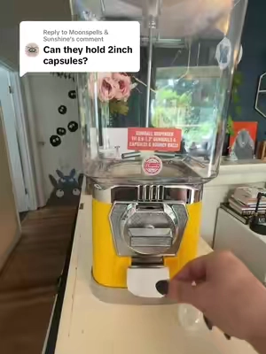 Replying to @Moonspells & Sunshine free 3 day shipping VEVOR Gumball Machine for Kids 17"H Home Candy Vending MachinePC Gumball DispenserBubble Gum Machine for Game StoresCoin Operated Gumball Bank for Toy Capsules Bouncy Balls CandyYellow ##vendingmachine##gumball##gumballmachine##vending##TikTokshopbacktoschool@@VEVOR Store