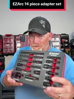 Turn your impact driver or drill into a whole lot more than a bit driver. The EZARC 14-piece impact socket adapter set gives you 1/4”, 3/8”, and 1/2” square-drive options, along with multiple extension lengths, magnetic adapters, a quick-release bit holder, and a 105° angle adapter for those awkward spots. Whether you’re working under the hood, assembling equipment, tackling repairs, or just upgrading the toolbox, this impact-rated drill adapter set gives you more reach and more ways to get the job done without constantly switching tools. A seriously handy setup for the garage, shop, truck, or home toolbox. #ToolTok #ImpactDriver #SocketSet #MechanicTools #ToolDeals