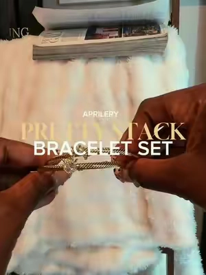 My dream stack 😍 • #stackbracelets #bracelet #bracelets #aprilery #tiktokfinds   
