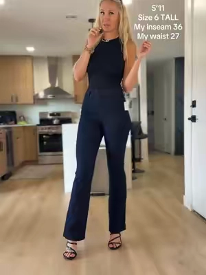 Who doesn’t love a stretchy comfy work pant? These are actually so cute. #tall #workpants #longlegs @Old Navy 