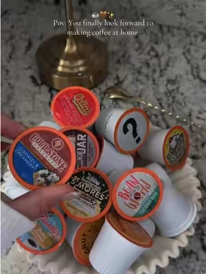Saving my $$$ has never tasted better 🤤 #coffeepods #coffeeathome #savingmoney 